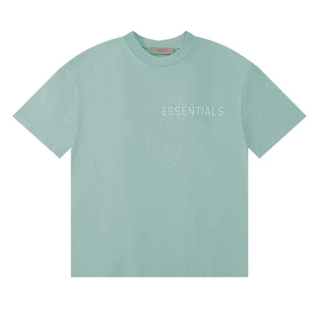 Fear Of God Essentials Chest Logo Short Sleeve T‑Shirt Mint Teal Hover Image