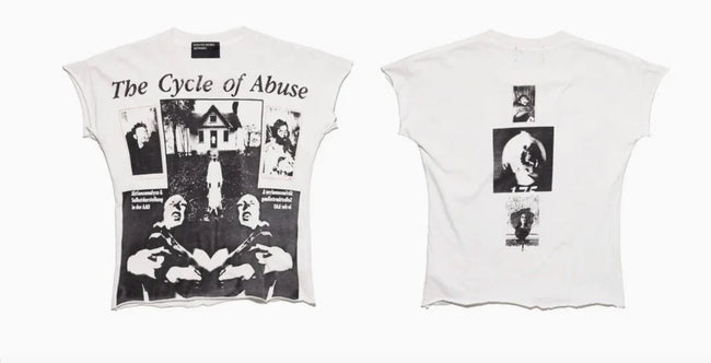 Enfants Riches Déprimés The Cycle Of Abuse White Baby Tee Hover Image