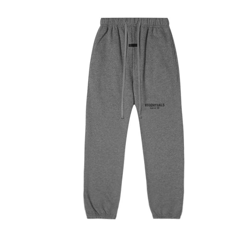Fear Of God Essentials Logo Jogger Pants Dark Heather Grey