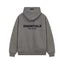 Fear Of God Essentials Back Logo Oversized Hoodie Medium Heather Grey