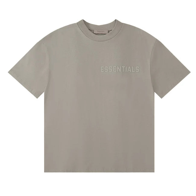 Fear Of God Essentials Chest Logo Short Sleeve T-Shirt Light Grey Hover Image
