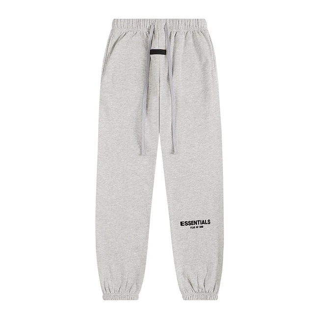Fear Of God Essentials Logo Jogger Sweatpants Light Heather Grey Hover Image